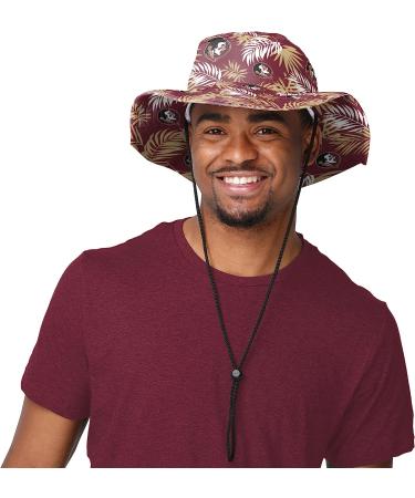 FOCO Florida State Seminoles NCAA Men's Sun Bucket Hat - Floral Design - Buy Online on GoSupps.com
