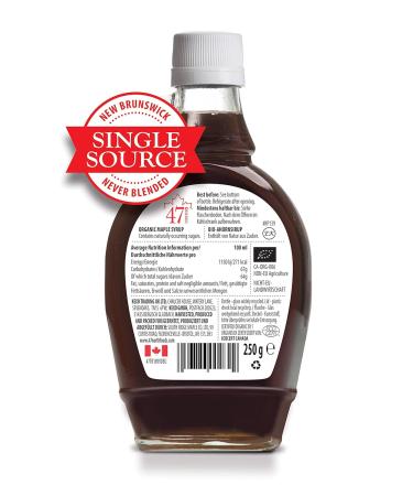 Buy 47 North Canadian Bio Ahorn Syrup - Very Dark Grade A Gluten-Free Vegan Organic Maple Syrup (250g) for Pancakes & More - Buy Online on GoSupps.com