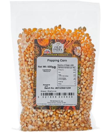 Old India Popping Corn 500g 500 g (Pack of 1)