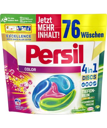 Buy Persil Color 4in1 Discs - 152 Wash Loads Deep Clean Technology 92% Biodegradable - International Shipping Available! - Buy Online on GoSupps.com