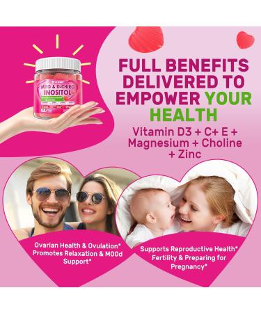 LILICARE Bundle: Ginger Chews Supplement Gummies & Inositol Gummies Ideal 40:1 Ratio Myo & D-Chiro Inositol - Buy Online on GoSupps.com