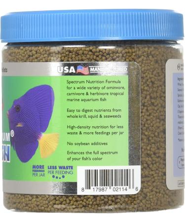 New Life Spectrum Marine Fish Tropical Food Pellets 5.3oz - Pack of 1 - Buy Online on GoSupps.com