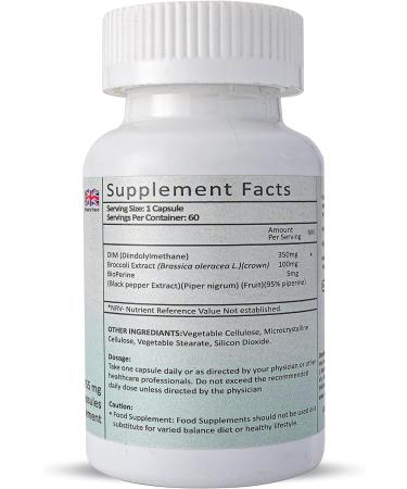 Buy DIM 455 mg - 60 Capsules for 60 Days Supply | Optimize Hormone Balance & Support Health - Fast International Shipping - Buy Online on GoSupps.com