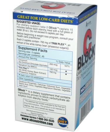 Absolute Nutrition C Block - 90 Caplets - Buy Online on GoSupps.com