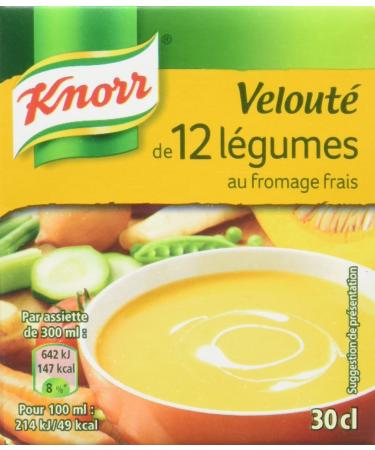 Knorr 12 Vegetable Velouté Soup with Fresh Cheese 30 cl