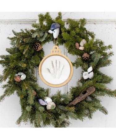 Creawoo Baby Imprint Kit - Personalized Christmas Keepsake Ornament for Newborn Boys and Girls with Ring Tool and Display Bell Shaped Frame - Buy Online on GoSupps.com