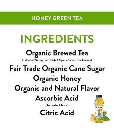 Honest Tea Variety Pack - Honey Green, Peach Oolong, Half & Half - 16.9 Fl Ounce Bottles (12 Pack) - Buy Online on GoSupps.com