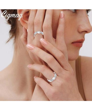 Cigmag 2PCs Lymph Drainage Magnetic Jewelry for Women - 7 Ultra-High Magnets 99% Pure Copper Adjustable Silver Fish Tail Gift Box - Buy Online on GoSupps.com