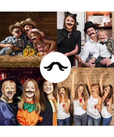 48 PCS Fake Moustache False Moustache for Adults Moustaches Self-Adhesive False Beards and Moustaches for Masquerade Party Favor Birthday Party and Performance - Buy Online on GoSupps.com