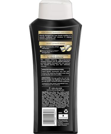 GLISS Ultimate Repair Shampoo for Heavily Damaged Hair 13.6oz (Pack of 3) - Buy Online on GoSupps.com