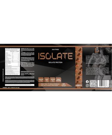 DIOA Fitness - Isolate 2kg - Whey Protein Isolate 64 Servings (Choco Hazlenut) - Buy Online on GoSupps.com