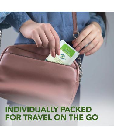 Noveha Tea Tree Oil Eyelid & Lash Wipes with Hyaluronic Acid for Blepharitis, Itchy Eyes & Makeup Removal - 60 Count - Buy Online on GoSupps.com