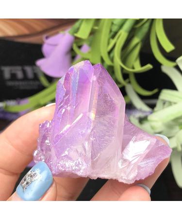 2-Pack Cluster Angel Titanium Quartz Rainbow Specimen MineralCan be Used for Home Collections - Buy Online on GoSupps.com