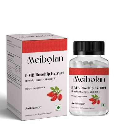 Vitamin C with Rose HIPS 475 mg Vitamin C 25mg Rose HIPS 450mg Premium Non-GMO Gluten Free Supplement 120 Veggie Capsules