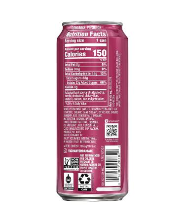 Yachak Yerba Mate Drink Berry Red 16 Fl Oz Cans - Pack of 12 | Energizing Natural Flavor - Packaging May Vary - Buy Online on GoSupps.com