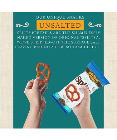 Delicious Vegan Homestyle Baked Unsalted Splits Snacks - 11oz Bag (Pack of 6) | Certified OU Kosher & Non-GMO - Buy Online on GoSupps.com