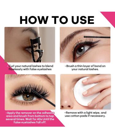 Shop 3-in-1 Lash Glue Remover & Applicator Kit | Waterproof Cluster Lash Glue & Gentle Tweezers for Home Use - 5ML - Buy Online on GoSupps.com