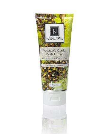 Voyager's Garden Body Lotion - Moisturizer for Body Hands and Feet - Aloe Vera & Water Based - Shea Butter & Olive Oil - Naturally Scented - 6.7 oz Voyager's Garden 6.7 Ounce (Pack of 1)
