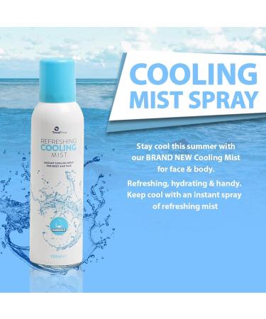Katsy Style Travel Shop Refreshing Cooling Mist 150ml x2 - Vitamin E Quick Cooling & Refreshing for All Skin Types - Buy Online on GoSupps.com