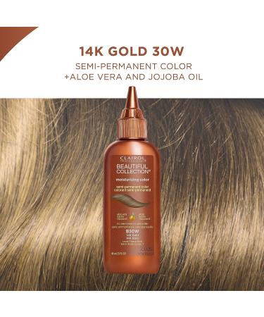Clairol Professional Beautiful Collection 30W 14k Gold Semi-Permanent Hair Color - Zero Damage Formula - Buy Online on GoSupps.com