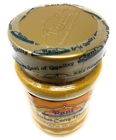 Rani Chicken Curry Masala 16-Spice Blend 3oz PET Jar - All Natural, Vegan, Gluten-Friendly | Indian Origin - Buy Online on GoSupps.com