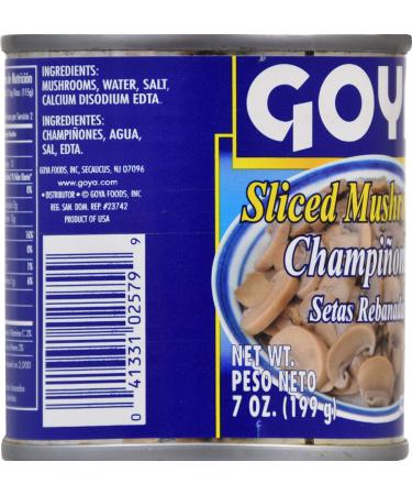 Goya Foods Sliced Mushrooms 4 oz (Pack of 24) - Premium Quality & Convenience - Buy Online on GoSupps.com