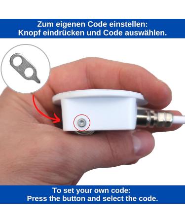 Secure Locking Fuses for Refrigerator & Doors - 2 Pack Black Child Safety Locks with Custom Code - Buy Online on GoSupps.com