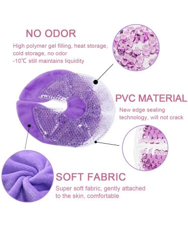 QETRABONE Breast Therapy Pads - Hot Cold Gel Pads for Breastfeeding Relief - Purple, Reusable & Microwavable - Buy Online on GoSupps.com