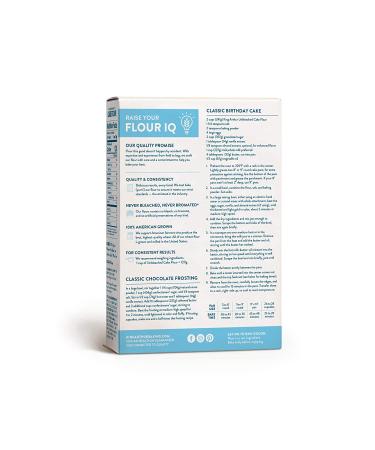 King Arthur Unbleached Cake Flour - 2 Pounds | Non-GMO & Preservative-Free - Buy Online on GoSupps.com