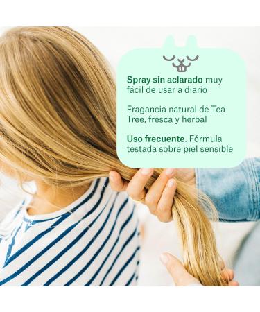  NaturVital NaturVital - Happy Kids Tea Tree Detangling Spray for children boys and girls with certified organic tea tree natural and hypoallergenic free of parabens colorants and silicones 200 ml - Buy Online on GoSupps.com