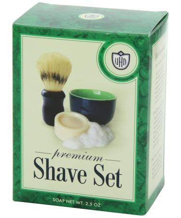 Van Der Hagen Premium Shave Set - Complete Kit with Soap Bowl & Brush for a Superior Shaving Experience - International Shipping Available - Buy Online on GoSupps.com