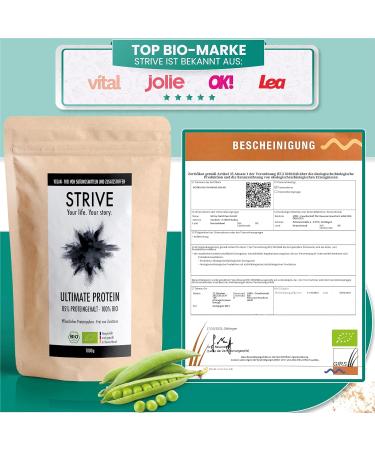 Ultimate Protein 100% Bio Vegan - 1kg Organic Plant-Based Protein Powder | 85% Protein All Essential Amino Acids | Soy-Free Sweetener-Free Vegan Protein from Rice Peas & Hemp - Buy Online on GoSupps.com