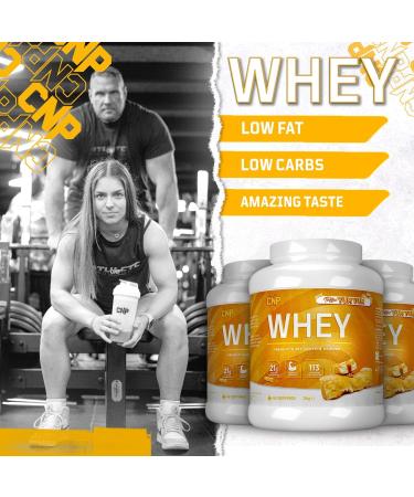  CNP Professional CNP Professional Premium Whey Protein Powder 2 kg and 900 g 21 g of protein low carbohydrate easy to digest 66/30 servings vegetarian halal 12 flavors - Buy Online on GoSupps.com