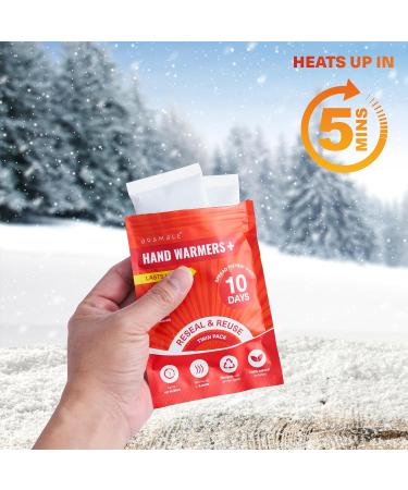 BRAMBLE Reusable Hand Warmers - 8 Hours of Warmth | Pocket Heat Pads for Golf Hiking & Sports - 10 Days of Comfort - Buy Online on GoSupps.com