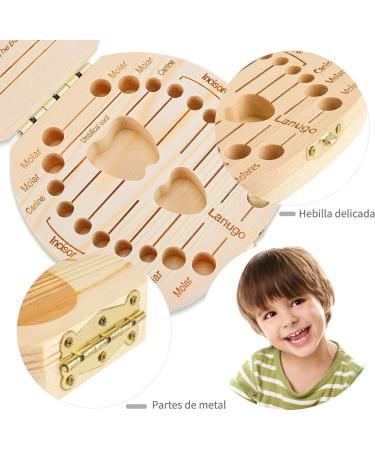 GeekerChip Teeth Storage Box for Boys - Baby Teeth Keepsake Memory Box for Boys - Organizer for Milk Teeth, Umbilical Cord, and Lanugo - Buy Online on GoSupps.com