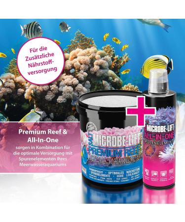 Microbe-Lift Premium Reef Salt - 10 kg | Quality Sea Salt for Coral Care | Fast Solubility & Long-Term Growth - Buy Online on GoSupps.com