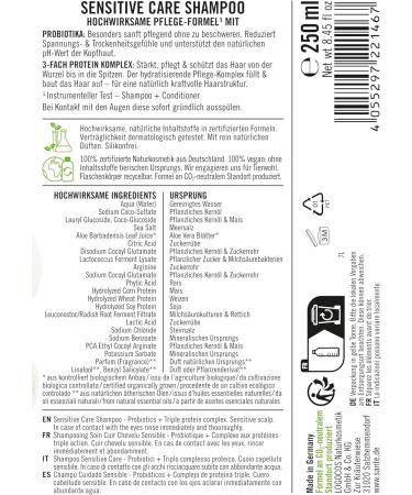 Sante Naturkosmetik Sensitive Care Shampoo 250 ml - Buy Online on GoSupps.com
