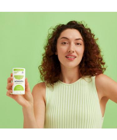 Schmidt's Bergamot + Lime Natural Deodorant - 3.25 oz | Aluminum-Free, Vegan, Cruelty-Free - Buy Online on GoSupps.com