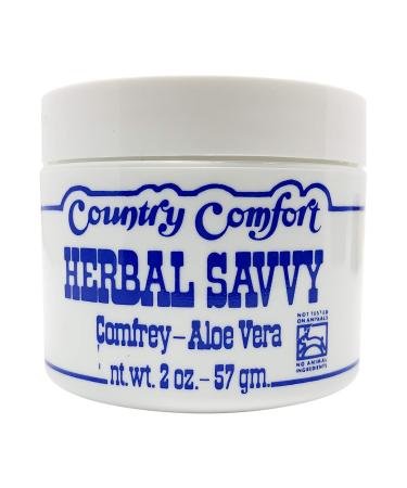 Country Comfort Herbal Savvy Comfrey Aloe Vera 2 Ounce
