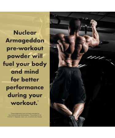 Anabolic Warfare Nuclear Armageddon Pre Workout Powder Pre-Workout for Men & Women with L-Citrulline Beta Alanine Powder and Caffeine (Ballistic Berry Lemonade - 30 Servings) - Buy Online on GoSupps.com