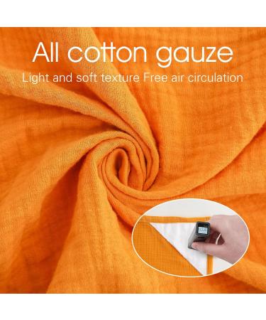 Breathable Yellow Muslin Nursing Cover with Adjustable Strap - Lightweight and Soft Cotton Breastfeeding Shawl for Outdoor Feeding - Buy Online on GoSupps.com