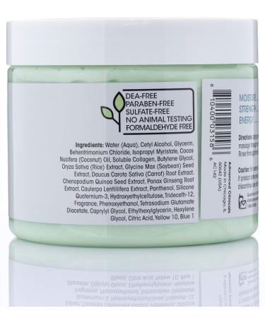 Advanced Clinicals Collagen Hair Mask Treatment - Fortifying Protein Conditioner for Color Treated Hair - 12 Fl Oz (2-Pack) - Buy Online on GoSupps.com