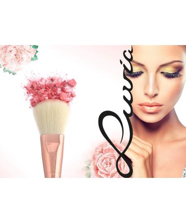 Luvia Rougepinsel E214 - Vegan Blush Brush in Nude/Ros gold | Essential Prime Makeup Brush for Flawless Application - Shop Internationally! - Buy Online on GoSupps.com