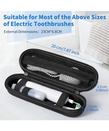 Jamber Electric Toothbrush Travel Case | Portable Hard-Shelled Design & 30ml Bottle - Compatible with Most Electric Toothbrushes - Buy Online on GoSupps.com