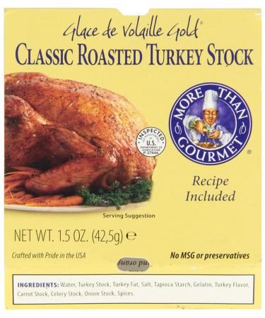 More Than Gourmet Glace De Volaille Gold Roasted Turkey Stock 1.5oz - Premium Quality - Buy Online on GoSupps.com