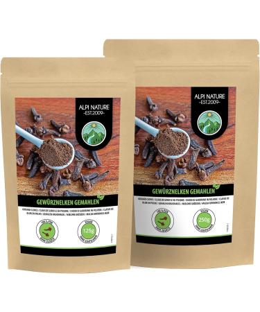 Pure Ground Cloves (125g/4.4 oz) - Premium Clove Powder for Culinary Use - Gently Dried and 100% Pure - 125g Pack - Buy Online on GoSupps.com