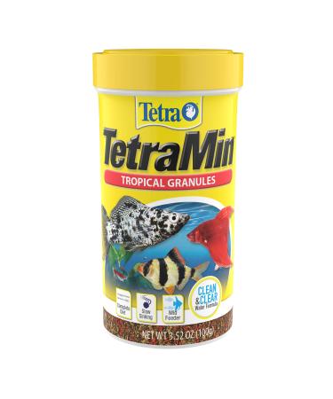 TetraMin Tropical Granules Nutritionally Balanced for Small Fish 3.52 Ounce (Pack of 1)