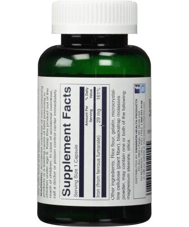 Blackstrap Molasses with Iron 29mg - 2 Bottles x 120 Capsules | High-Quality Supplement - Buy Online on GoSupps.com