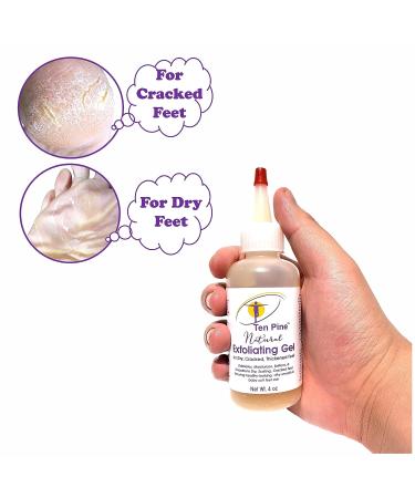 Vegan Foot Repair Cream & Callus Remover for Dry, Cracked Feet - Natural Exfoliating Gel for Thickened Skin | Non-Oily Formula with No Urea or Glycols - Buy Online on GoSupps.com