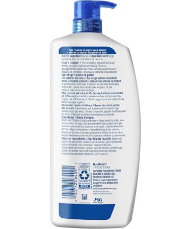 Head & Shoulders Classic Clean Shampoo 835ML White and Blue 1 835 ml (Pack of 1) - Buy Online on GoSupps.com